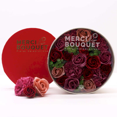 Round Box - Vintage Roses - 19x8cm