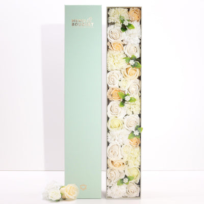 Extra Long Box - Wedding Blessings - White & Ivory - 50x8x9cm