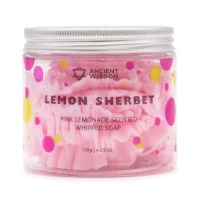 Lemon Serbert Whipped Soap 120g